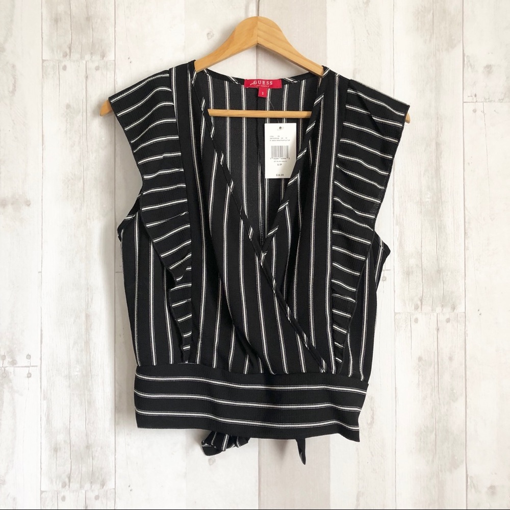 NWT ! Guess Ruffle Top - Picture 4 of 7